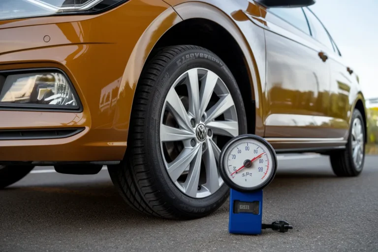 Pression pneu Polo 5 : les valeurs à respecter absolument (2.2 bar à l’avant et 2.0 bar à l’arrière)