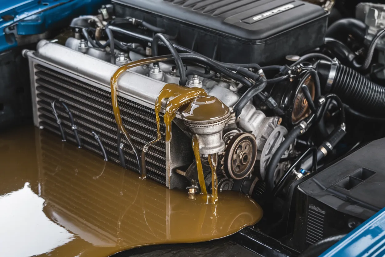 Surconsommation liquide de refroidissement : causes et solutions (l peut s’agir d’un signe de dysfonctionnement de la pompe à eau, du radiateur ou de l’échangeur eau/huile)