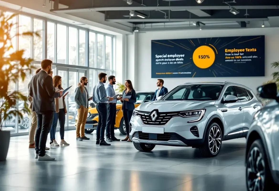Renault vente au personnel voiture neuve : avantages et options